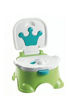 Buy 3-In-1 Royal Baby Potty Step Stool - Green in UAE