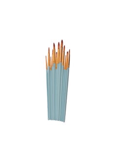 Buy Yalong YL-15_YL213701-2 Set Of 12 Pieces Of Artist Paint Brush With Durable Material, Suitable For School And Home in Egypt