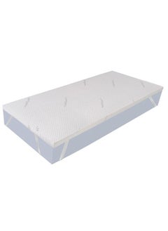 Buy Protection Healthguard Memory Foam Mattress Topper 90x200x4cm-white in UAE