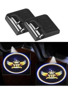 Buy 2 Pieces LED Car Door Toyota Logo Projector Shadow Light Set NO: 20 in UAE