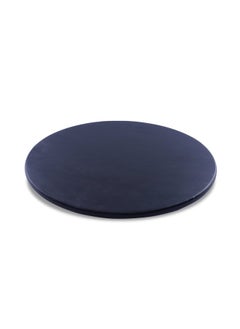 اشتري Earthy House Acacia Lazy Susan D38X3.8cm -Black في الامارات