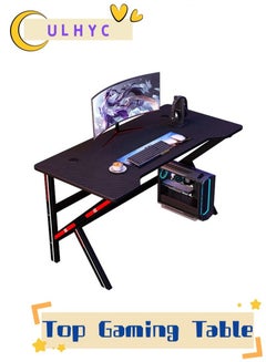 Buy Sturdy Gaming Computer Desk, Easy to Assemble, Home Studio Desk for Gamers, Office Computer Desk. in Saudi Arabia