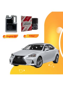 Buy Is200 6 Liters 5W40 Lexus Oil And Original Filter in UAE