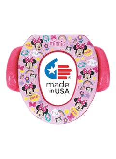 Buy Minnie Mouse "Smile" Soft Potty Seat And Potty Training Seat - Soft Cushion, Baby Potty Training, Safe, Easy To Clean in UAE