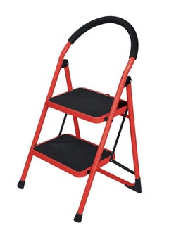 Buy Folding Step Stool, 2 Step Ladder Folding Step Stool Steel Ladder in UAE