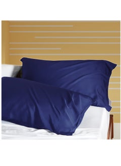 Buy Microfiber Pillowcases 2-Pcs Soft Pillow Cover With Envelope Closure (Without Pillow Insert),Blue in Saudi Arabia