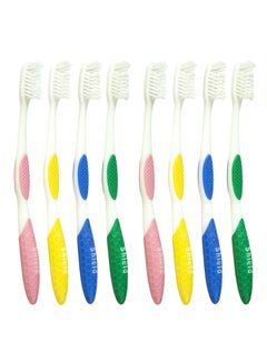 Buy Shield Care Toothbrush Anti-BAC, Keeps The Filament Surface Clean (Expert Care - Soft Bristles) Adult - 8 Count (Pack of 1) in UAE