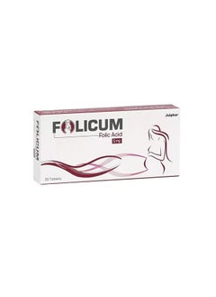 اشتري Folicum 5 Mg Tablets 20'S في الامارات