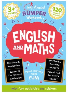 Buy Leap Ahead Bumper Workbook 3+ Years English And Maths in UAE