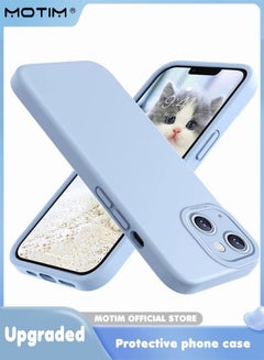 Buy Silicone Case for iPhone 14 Plus Full-Body Protection Soft Gel Rubber Cover Slim Shockproof Anti-Scratch Bumper Phone Case in UAE