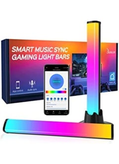 Buy Sulfar Smart Flow Light Bar, RGB Ambient Backlight, Music-Synced Tiktok Auxiliary Light, App-Controllable 12-Mode LED Flowing Bar for Indoor Computer, TV, Bedroom Decor in UAE