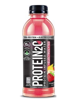 Buy Protein2o Electrolyte Protein Infused Water Plus Electrolytes, Strawberry Banana, 500 ml, Protein Drink in UAE