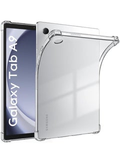 Buy Clear Case Cover for Samsung Galaxy Tab A9 8.7 inch Air Hybrid Slim Fit Shockproof Crystal TPU Protective Case Cover 2023 in UAE