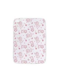 Buy Marie 100% Waterproof Baby Diaper Changing Pad Toddler & Reusable Mat 47 X 62 Cm Soft & Secure & White in UAE