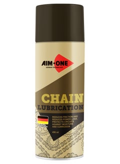 اشتري Aim One Chain Lubrication 450ml Reduces Friction & Reduces Power Loss. Protects Circuits Against Moisture & Corrosion في الامارات