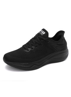 Buy SKYVIEW Men's Slip-ins Runing Shoes Comfortable Lightweight Sports Walking Shoes Lace-Up Tennis Breathable Athletic Gym Workout Cross Training Sneakers Black in UAE