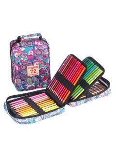 Buy 72 Piece Art Supplies Wooden Painted Pencil Set in UAE