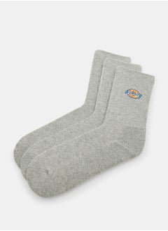 Buy Unisex Logo Crew Socks (Pack of 3) in UAE