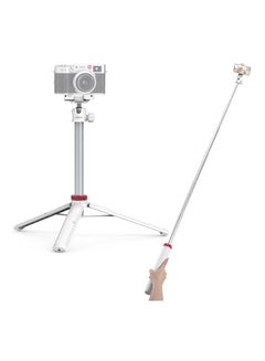 Buy Ulanzi MT-44 Extendable Mini Tripod Stand Flexible Portable Selfie Stick with 360° Rotatable Ball Head Quick Release Plate Phone Clip Max. Load Bearing 1.5kg for Smartphone Camera Live Streaming Vlog in Saudi Arabia