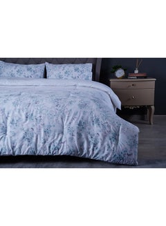 اشتري Serena Floral 3-Piece Comforter Set 240X260Cm Aquifer في الامارات