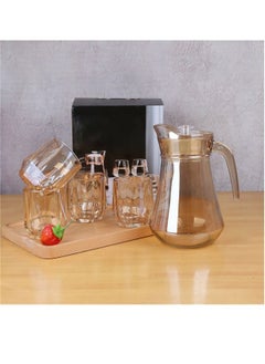 Buy 4 Piece Glass And Jug Set in UAE