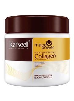 Buy Karseell Collagen Hair Treatment Deep Repair Conditioning Argan Oil Collagen Hair Mask Essence for Dry Damaged Hair All Hair Types 16.90 oz 500ml in Saudi Arabia