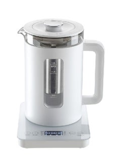 Buy 950W Digital Compact Electric Kettle White and Silver 1.5 L G1612E in Saudi Arabia