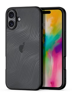 Buy DUX DUCIS Aimo Series Cover for the iPhone 16 mobile phone slim, transparent matte cover made of TPU, polycarbonate, polypropylene, silicone - Black in Egypt