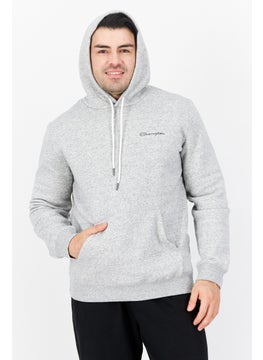 Buy Men Sportswear Fit Long Sleeve Training Sweatshirt, Heather Grey in UAE