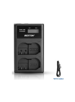 Buy Beston 2 Slot Smart LCD Charger For Nikon EN-EL15 in UAE