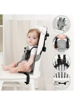 Buy Harness Seat For Baby High Chair,Safety Harness Chair Accessory For Baby Feeding, Portable Fabric Harness Toddler Chair Seat With Adjustable Straps, Baby Must Haves Travel Essential in UAE