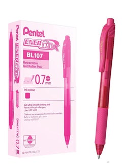 اشتري 12-Piece Energel Gel Ink Pen 0.7mm Tip Pink Ink في الامارات