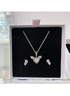 Buy 925 Italian silver Pandora necklace and earring set with a sophisticated and distinctive design in Egypt