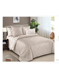 Buy 6Pcs Bedding Set Solid Color Luxury Bedding Duvet Cover Set King Size Bed Set in UAE