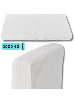 Buy Baby Cot Mattress Extra Thick 10 cm 100 X 60 CM CLASSIC FOAM & Removable Washable Cover, Breathable, Toddler Baby Bed Mattress Saudi Made in Saudi Arabia