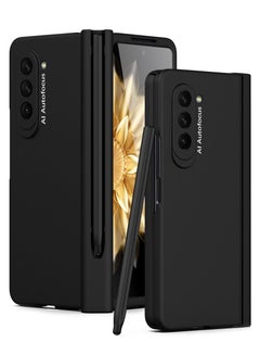 Buy Case For Samsung Galaxy Z Fold 5 Case With Pen Holder And Hinge Protection, Built In Screen Protector, Z Fold 5 Cases With Pen. Not Original Pen in Saudi Arabia