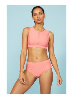 Buy Zip Front Active Bikini Top in UAE