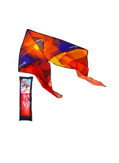 Buy Single Line Big Beautiful Kite Outdoor Flying 1.5 m 1 String Line with Handle Winder Storage Bag Pack and Go Kite Toys Sport Easy to Fly for Kids Adults in UAE