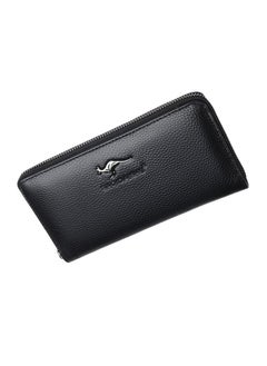 Buy Large Business Wallet With Card Slots Black in UAE