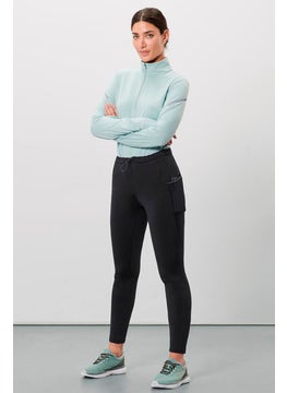 Buy Women Sportswear Fit Pull On Training Leggings, Black in UAE