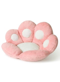 Buy Cat Paw Shape Cushion Plush Lazy Sofa Seat Cushion Chair Pads for Gamer Chair Dining Room Bedroom Decorate Pink/White in Saudi Arabia