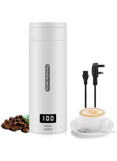 اشتري Portable Small Electric Kettle, 380ML Mini Travel Tea Kettle, 4 Settings Preset Water Boiler, 304 Stainless Steel with Auto Power Off and Insulation Protection, BPA Free في السعودية