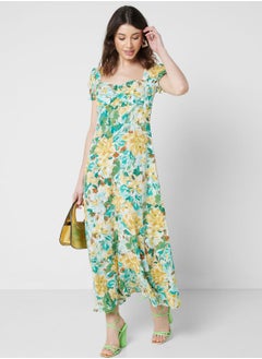 اشتري Floral Printed Dress في السعودية