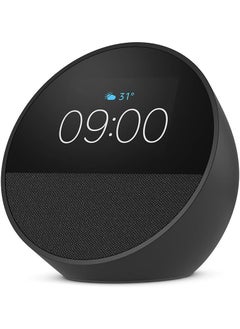 اشتري Echo Spot Smart alarm clock with vibrant sound 2024 release Smart Speaker with Arabic Language في الامارات