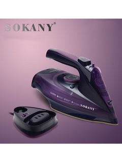 Buy Cordless Steam Iron with Non-Stick Soleplate/Self Clean Function in UAE
