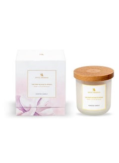 Buy The First Bloom of Spring Scented Candle - Fresh Floral Fragrance with Notes of Peony Strawberry and Vanilla for a Delightful and Uplifting Ambiance in Saudi Arabia