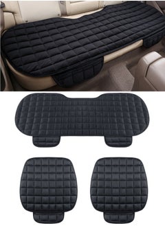 Buy 3-Piece Car Seat Covers Warm Seats Cushion Protector Seat Cover Universal For Sedan Hatchback SUV Seat Mats For All Seasons in UAE