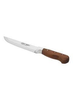 اشتري Zing Wooden Handle Meat Knive Silver And Brown في الامارات