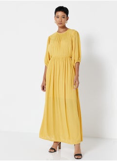 Buy Gather Detail Maxi Dress in Saudi Arabia