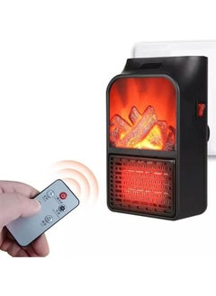 Buy 1000W Wall Fan Heater with LED Display and Remote Control in Egypt